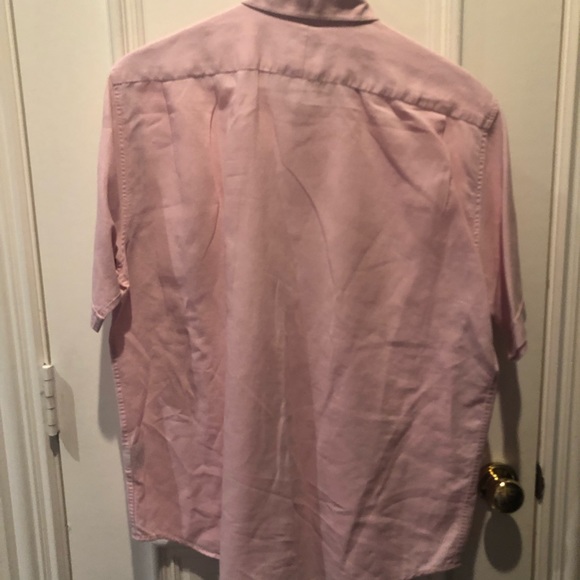 Short sleeve cotton/linen shirt - Picture 2 of 3